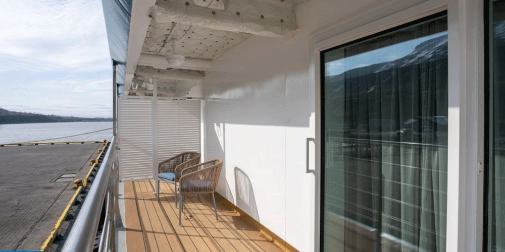 Camarote Categoría B - Suite con Balcón - Deck 6: James Cook Deck